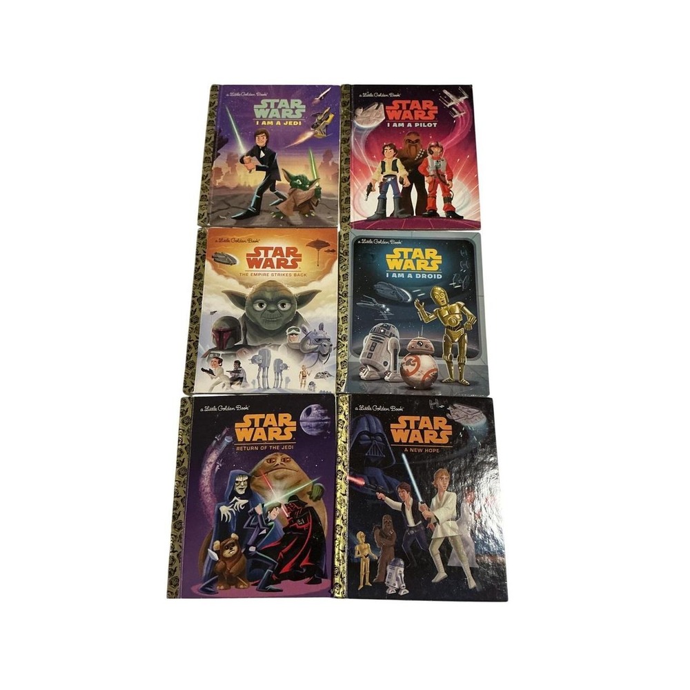 Little Golden Books Star Wars Book Set Kids OS Multicolor 6-Pack Lot